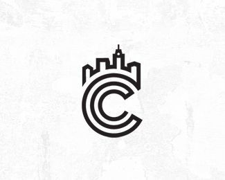 WIP. CityCenter #line #bnw / Inspiration Idea: Creating a letter within an line illustration: Cc Logo Design Ideas, Government Branding, Font Design Ideas, City Logos Design, Mom Logo, Typography Logos, Coffee Trailer, City Branding, Identity Inspiration