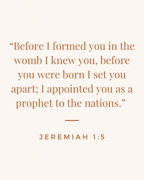 Jeremiah 1:4, Jeremiah 1:5 Wallpaper, Jeremiah Bible Verses, Jeremiah 1:5, Jeremiah Verses, Jeremiah Quotes, Sunday Scripture, Burnout Quotes, Jeremiah 1 5