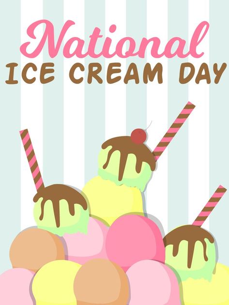 It is time to celebrate with might be our most favorite dessert ever; ice cream. Whether you like it in a cone, or a cup, you can never go wrong with a spoonful of this creamy goodness. With National Ice Cream Day around the corner, it is time to plan a day to go and have your favorite ice cream. Remind others to do the same with this ecard. National Ice Cream Day 2024, National Ice Cream Day, Plan A Day, Hello March, Ice Cream Day, Birthday Reminder, Favorite Dessert, Birthday Calendar, Birthday Greeting