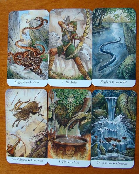 Wildwood Tarot Illustrations by Wil Worthington Forest Tarot Cards, Wildwood Tarot, Tarot Of Curious Creatures, Woodland Wardens Oracle, Wild Wisdom Of The Faery Oracle, Green Man, Tarot Cards, Art