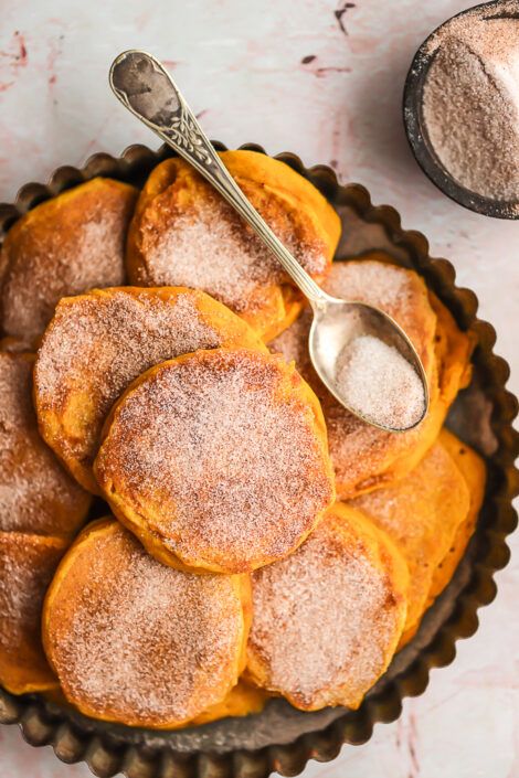 Pumpkin Fritters, Vegan Egg Replacement, Argentina Food, Thanksgiving 2023, Vegan Baking Recipes, Vegan Caramel, Meatless Main Dishes, Sugar Pumpkin, My Better Half