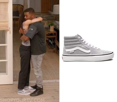 All American: Season 5 Episode 19 Olivia's Grey High Top Van Sneakers All American Season 5, American Clothes, Van Sneakers, Olivia Gray, Where To Buy Clothes, High Top Vans, Clothes Style, All American, Vans Sneakers