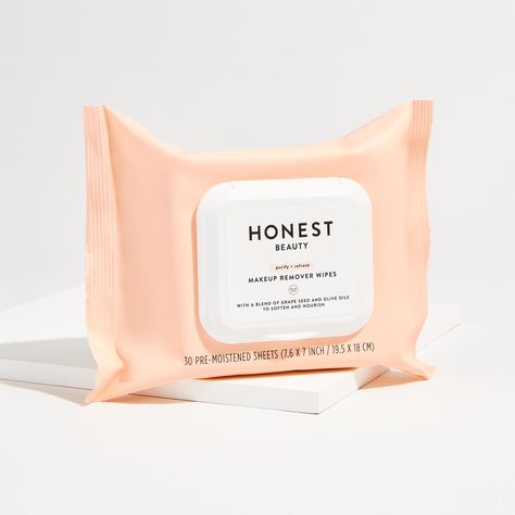 Honest Beauty Makeup, Hypoallergenic Makeup, Diy Makeup Remover, Best Makeup Remover, Facial Wipes, Honest Beauty, Makeup Remover Wipes, Makeup Wipes, Waterproof Makeup