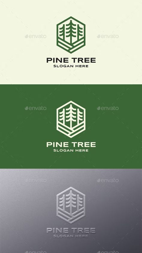 Pine Tree Badge Logo Template by Evloxxstd | GraphicRiver Wood Logo Branding, Pine Logo, Pine Tree Logo, Trees Logo, Tree Slogan, Horse Logo Design, Football Logo Design, Minimalist Logos, Real Fake