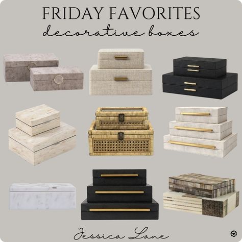 Friday Favorites, decorative boxes. decorative boxes, decorative objects, decorative storage Follow me in the @LTK shopping app to shop this post and get my exclusive app-only-content! #liketkit #LTKSeasonal #LTKhome #LTKstyletip @shop.ltk https://liketk.it/4gEMj Found It On Amazon, Amazon Home Finds, Amazon Box, Wicker Box, Home Decor Boxes, Home Finds, Friday Favorites, Mcgee & Co, Fabric Boxes