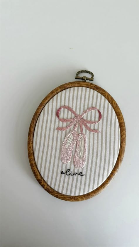 Photograph Embroidery, Embroidery Baby Gifts, Teapot Embroidery, Embroidered Ballerina, Ballerina Embroidery, Fairy Embroidery, Heirloom Stitching, Princess Embroidery