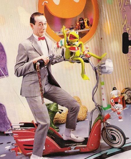 Pee Wee Peewee Herman, Pee Wee's Playhouse, Paul Reubens, Pee Wee Herman, Pee Wee, Kermit The Frog, Vintage Things, Jim Henson, Big Adventure