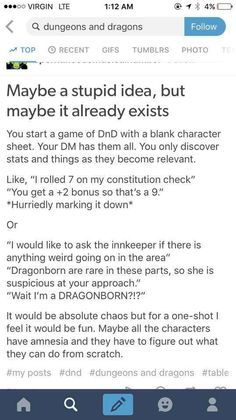 Dnd Stories, Dungeons And Dragons Memes, Dnd Funny, Dragon Memes, D&d Dungeons And Dragons, Dungeons And Dragons Homebrew, Pen And Paper, What’s Going On, Writing Inspiration