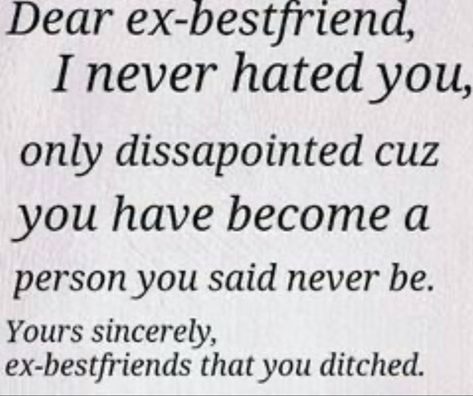 Ex Friend Quotes, Quotes Friendship Ending, Friendship Ending, Disappointed But Not Surprised, Ex Best Friend Quotes, Fake Friend Quotes, Ex Best Friend, Not Surprised, Quotes Friendship