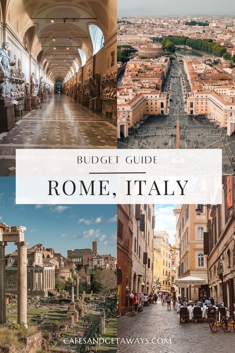 This ultimate budget guide to Rome covers free attractions, cheap restaurants, inexpensive hotels, and tips for saving money. Rome Hotels Budget, Rome On A Budget, Rome Activities, Rome Guide, Budget Guide, Visit Rome, Tips For Saving Money, Rome Hotels, Adventure Ideas