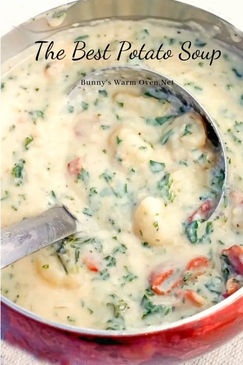 The Best Potato Soup, Sweet Potato Dinner, Best Potato Soup, Potato Dinner, Creamy Potato Soup, Crock Pot Recipes, Potato Soup Recipe, Creamy Potato, Easy Soups