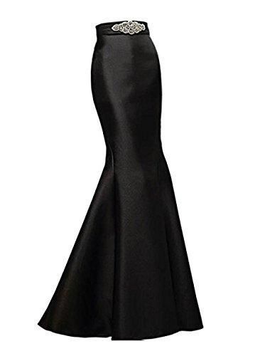 Black Pencil Skirt Outfit Casual, Red Long Skirt, Long Black Skirt, Prom Skirt, Black Skirt Outfits, Evening Skirts, Maxi Skirt Outfits, Cooler Look, Black Women Fashion