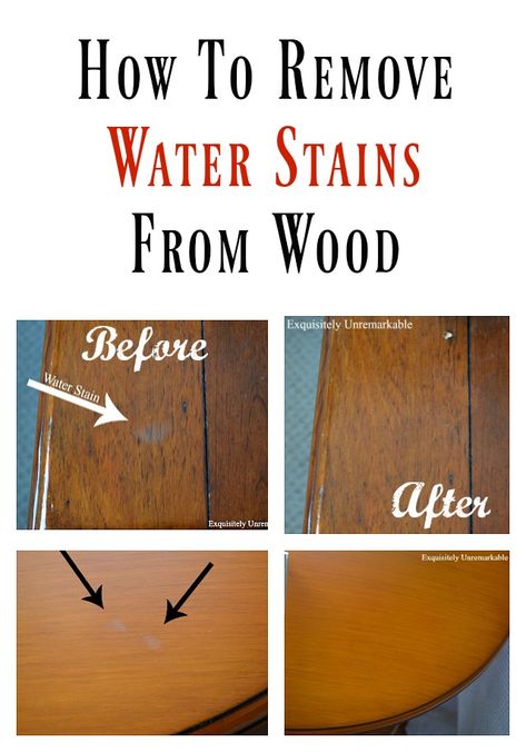 How To Remove Water Stains From Wood Water Stain On Wood, Remove Water Stains, Homemade Toilet Cleaner, Deep Cleaning Hacks, Cleaning Painted Walls, Furniture Flipping, Glass Cooktop, Deep Cleaning Tips, Paint Remover