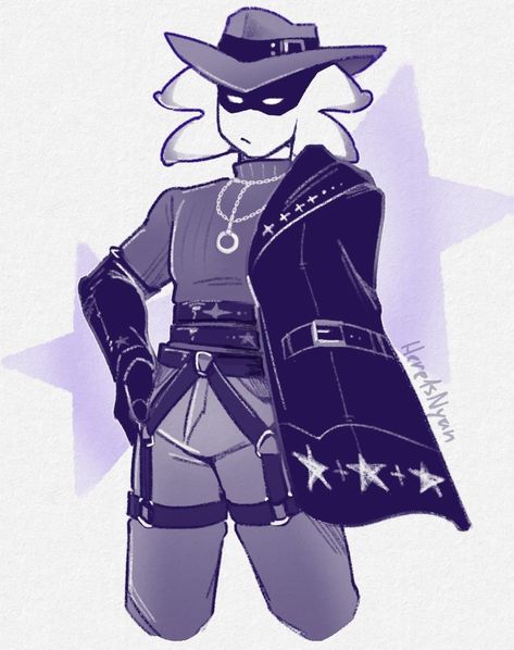 I put a bit of an Alt fashion spin on Starlo's attire, and I like the results very very much 💜 I might draw this design more since it… | Instagram Undertale Yellow Starlo, Undertale Yellow, Goodnight Kiss, Undertale Memes, Undertale Aus, Cowboy Art, Undertale Art, Alt Fashion, Undertale Au