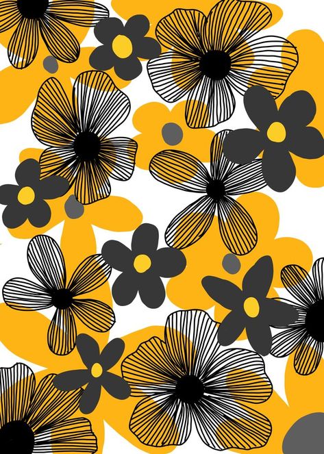 Floral Print Drawing Pattern, Modern Floral Design Pattern, Abstract Art Design Pattern, Floral Print Drawing, Flower Boho Art, Boho Flower Pattern, Abstract Floral Illustration, Abstract Floral Print Pattern, Boho Designs Pattern Art