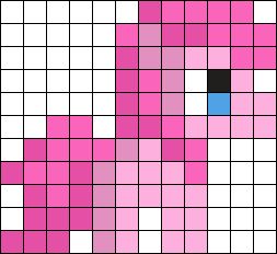 Simple Kandi Pattern, Kandi Cuffs Patterns, Small Kandi Patterns, Kandi Animal Tutorial, Scene Pixel Art, Mlp Kandi, Kandi Animal Pattern, Kandi Patterns Templates, Mlp Kandi Pattern