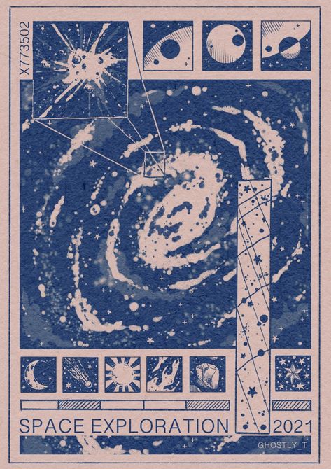 Astronomy Posters Vintage, Physics Posters Aesthetic, Space Posters Vintage, Retro Space Graphic Design, Space Exploration Poster, Retro Futurism Design Graphic, Space Themed Poster, Vintage Space Illustration, Outer Space Graphic Design