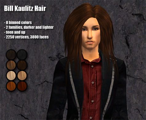 Bill Kaulitz Hair - Teen and Up Sims 4 Tom Kaulitz, Sims 4 Cc Tokio Hotel, Tokio Hotel Sims 4 Cc, Bill Kaulitz Hair, Sims 4 Decades Challenge, Bill Kaulitz, Tom Kaulitz, Tokio Hotel, Light Hair