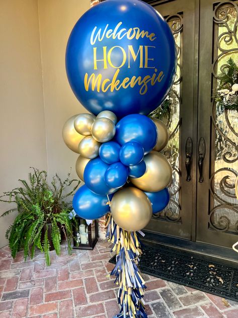 Welcome Home Parties, Promotion Party, Custom Balloons, Balloon Bouquet, Welcome Home, Party Event, Balloon Decorations, House Party, Open House