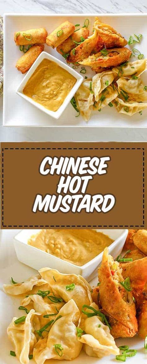 Essen, Marinade Eggs, Chinese Mustard Recipe, Chinese Hot Mustard Recipe, Hot Mustard Sauce, Chinese Imperial Palace, Sauce For Eggs, Mustard Recipes, Chinese Vegetarian