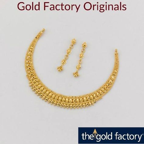 1 Tola Gold Set Designs, Gold Set Designs, Gold Factory, 22k Gold Necklace, Gold Jhumka Earrings, Gold Jewelry Outfits, Jewelry Designing, Beautiful Gold Necklaces, Handmade Gold Jewellery