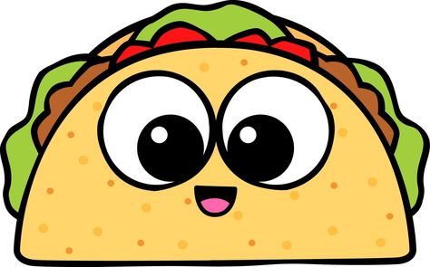 Taco Clipart, Art Projector, Avocado Cartoon, Creative Clips Clipart, Mexican Party Decorations, Fiesta Party Decorations, Food Clipart, Belly Painting, Door Decorations Classroom