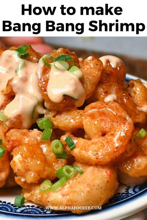 Bang Bang Shrimp Bang Bang Sauce Recipe, Bang Bang Shrimp Recipe, Oven Baked Salmon, Bang Bang Shrimp, Shrimp Sauce, Juicy Shrimp, Shrimp Appetizers, Sweet And Spicy Sauce, Quick Dinners