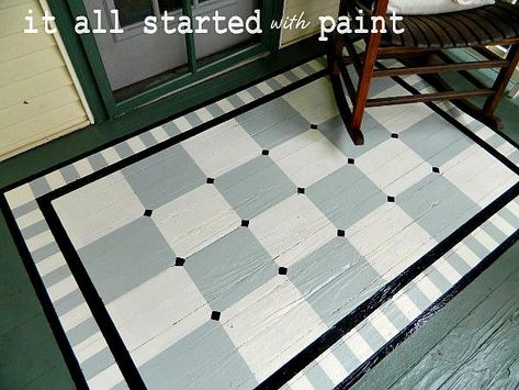 Painted Floor Ideas, Painted Bathroom Floors, Porch Repair, Painted Porch Floors, Painted Porch, Floor Concrete, Concrete Paint, Painted Wood Floors, Porch Paint