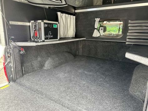 How to Install a Bedrug for Your Custom Truck Camper Build Truck Camper Build, Rv Class C, Bed Carpet, Diy Truck Bedding, Truck Toppers, Camper Build, Velcro Tape, Bed Liner, Custom Truck