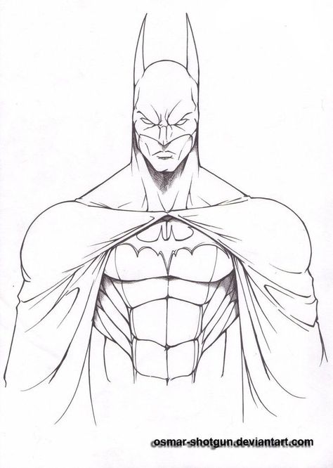 Batman Drawing Easy, Cartoon Drawing Images, Superhero Sketches, Batman Art Drawing, Batman Sketch, Batman Painting, Batman Merchandise, Marvel Art Drawings, Batman Coloring Pages