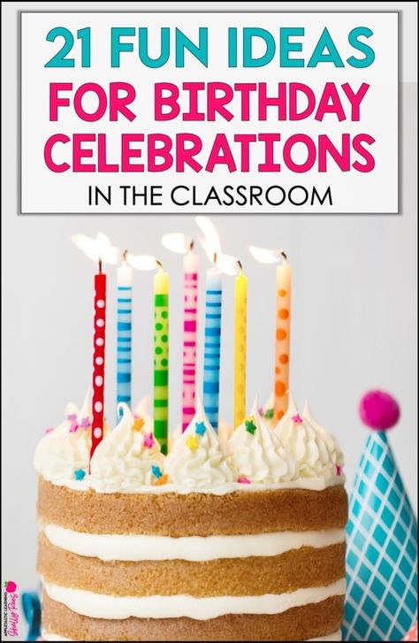 Looking for classroom birthday celebration ideas? Choose from these 21 fun classroom birthday ideas, including classroom printable, party, gifts from a teacher, treats, dance parties, party games, birthday certificates and cards, and more! Perfect for 2nd grade, 3rd grade, 4th grade, 5th grade, and all elementary students. Teacher Birthday Party Ideas, Teacher Birthday Ideas Classroom, School Birthday Celebration Ideas, Classroom Celebration Ideas, Classroom Birthday Ideas, Teacher Birthday Party, Classroom Birthdays, Party Games Birthday, Make Your Own Playdough