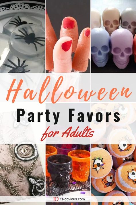 Are you ready to throw a spooktacular Halloween Party!? Don’t miss the chance to impress your guests at your awesome fancy Halloween party! From spooky to sweet treats, fun gifts that will also give you amazing adult Halloween decoration ideas! Check out this list of the top 10 best fun Halloween party favors for adults that are sure to be a hit! From skull shot glasses, spider soap, finger lollipops, and more stunning ideas to impress your guests Halloween Party Favor Ideas For Adults, Small Halloween Gifts For Friends, Halloween Party Gifts For Adults, Witch Party Favors For Adults, Diy Halloween Favors For Adults, Adult Halloween Favors, Halloween Goodie Bag Ideas For Adults, Halloween Adult Party Favors, Adult Halloween Goodie Bags