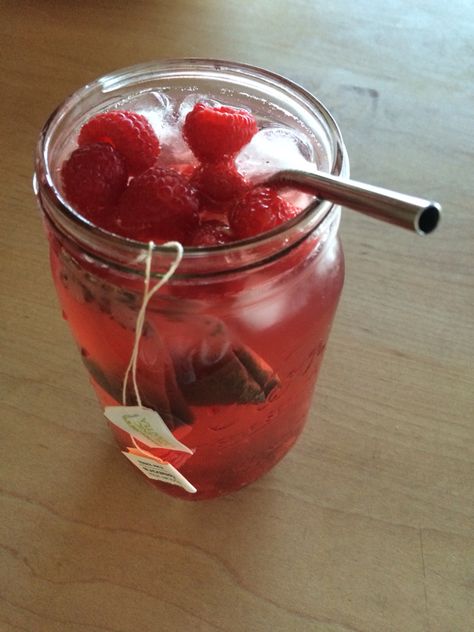 Raspberry Tea Aesthetic, Raspberry Ice Tea, Raspberry Aesthetic, Coffee Caravan, Pomegranate Green Tea, Menstrual Phase, November Mood, Raspberry Iced Tea, Raspberry Leaf Tea