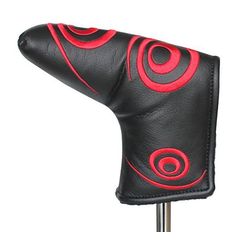 CRAFTSMAN GOLF Red Swirl Black Putter Cover Headcover For Titleist Scotty Cameron Ping blade Magnetic Closure -- Want additional info? Click on the image. Note:It is Affiliate Link to Amazon. Putter Cover, Scotty Cameron, Golf Clothing, Self Service, Golf Accessories, Head Covering, Magnetic Closure, Product Reviews, Swirl