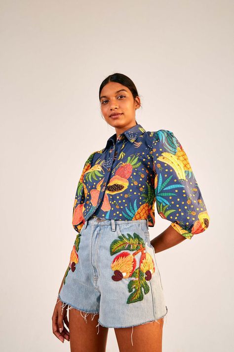 Estilo Hippie, Confident Woman, Farm Rio, Colorful Fashion, Fashion Prints, Bold Colors, Perfect Match, Fashion Brand, Both Sides