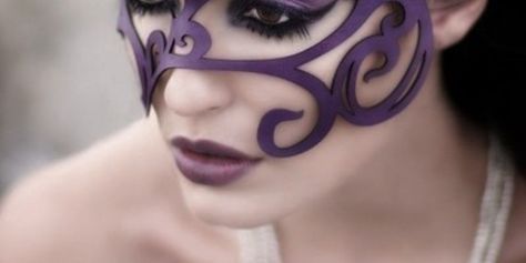 Purple Stuff, Halloween Tattoo, Leather Mask, Masks Masquerade, Masquerade Party, Beautiful Mask, All Things Purple, Masquerade Mask, Masquerade Ball