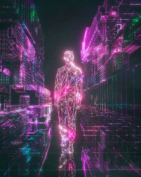 everydays - september 2018 on Behance Cyberpunk Aesthetic, Futuristic Art, Glitch Art, Maxon Cinema 4d, Cyberpunk Art, Futuristic Technology, Digital Artists, Blade Runner, Futurism