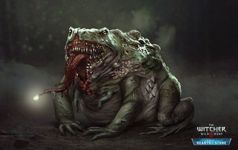 Monster Concept Art Horror, Concept Art Horror, Giant Toad, Grim Hollow, Witcher Monsters, Swamp Creature, Warhammer Fantasy Roleplay, Witcher Art, Dragon Fire