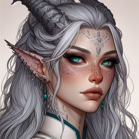 Tiefling Sorcerer Female, Dragon In Human Form, Dragon Woman Hybrid, Half Dragon Female, Dragon Human Form, Female Sorcerer, Dragon People, Dragon Human, Female Dragon