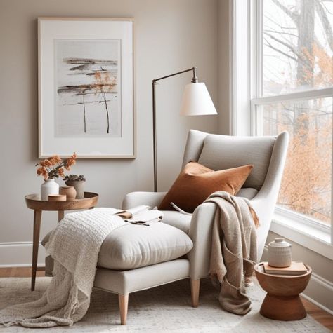 Cozy Fall Home, Ideas For Autumn, Diy Fall Decor, Bedroom Nook, Fall Decorating Ideas, Cosy Living Room, Beautiful Autumn, Cozy Living Rooms, Cozy Fall