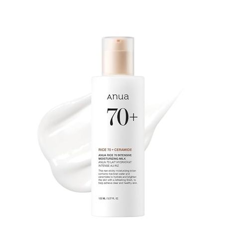 Amazon.com: ANUA Rice 70 Intensive Moisturizing Milk, Lotion for Deep Hydration and Nourishing, Glowy Glass Skin, Rice Water, Niacinamide, Ceramides, Lightweight, Korean Skincare, 150ml/ 5.07 fl.oz. : Beauty & Personal Care Korean Skincare Moisturizer, Glowy Glass Skin, Anua Skincare, Realistic Wishlist, Skincare Korean, Milk Lotion, Oil Based Cleanser, Now Oils, Rice Water