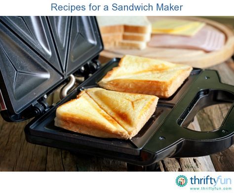 This is a guide about recipes for a sandwich maker. This useful kitchen appliance is known by many names including the sandwich toaster or pie iron. No matter what you call it, the sandwich maker is more versatile than you may know. Toaster Recipes, Breakfast Sandwich Maker Recipes, Sandwich Maker Recipes, Toasted Sandwich, Pie Iron, Breakfast Sandwich Maker, Sandwich Toaster, Sandwich Makers, Waffle Sandwich