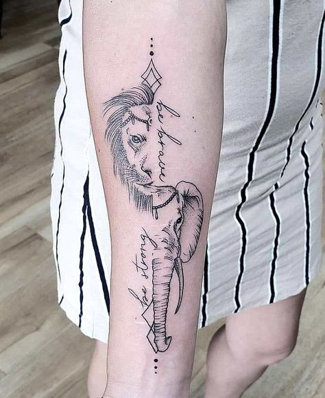 Elephant Tattoos, Elephant Thigh Tattoo, Lion Tattoo Meaning, Mandala Elephant Tattoo, Elephant Tattoo Meaning, Cute Thigh Tattoos, Elephant Tattoo Design, Elephant Tattoo, 1 Tattoo