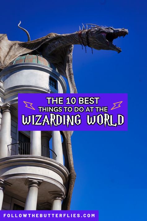 Planning a trip to the Wizarding World of Harry Potter in Orlando? Here's how to visit Harry Potter World in Orlando, including how to visit Hogsmeade and Diagon Alley, tips for visiting Hogwarts castle, and all of the other best things to do at the Wizarding World Orlando. #harrypotter #travel #universalstudios Orlando Itinerary, Orlando Pictures, Orlando Photography, Harry Potter Orlando, Universal Studios Orlando Trip, Harry Potter Travel, Universal Vacation, The Wizarding World Of Harry Potter, Harry Potter Spells