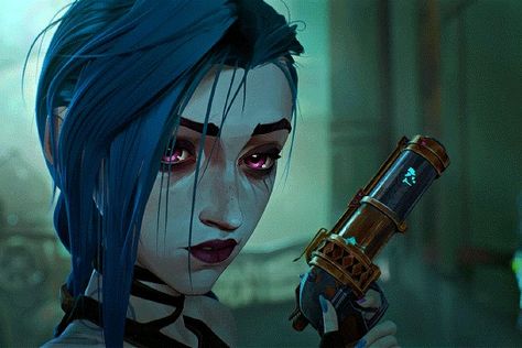 SEVIKA and JINX in “Arcane 2.02 “ Watch It All Burn ” ” Arcane Gif, Jinx Silco, Caitlyn And Vi, Love Jinx, Arcane Fanart, Arcane Jinx, Jinx Arcane, Icon Gif, Jinx League Of Legends