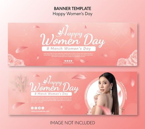 Vector gradient international womens day... | Premium Vector #Freepik #vector #international #banner #banners #template Elegant Banners, Banners Template, Women's Day 8 March, Happy Woman Day, Social Media Art, Vector Gradient, Vintage Paper Background, Minimal Patterns, Instagram Background