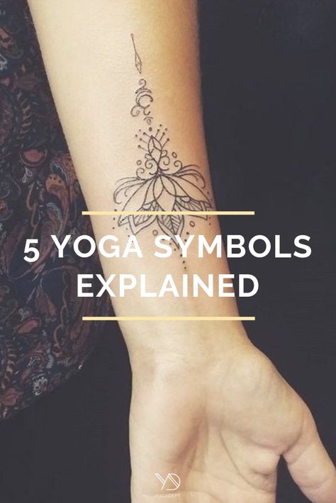 The Om, Shiva, Hamsa... What are these, what do they mean and why do we use them as yogis? Tattoos For Yogis, Boho Tattoos With Meaning, Boho Symbols And Meanings, Prana Tattoo Symbols, Tattoo Ideas Yoga, Yoga Symbols And Meanings, Yogi Tattoo Ideas, Yogi Tattoo Spirituality, Yoga Tatoos Ideas