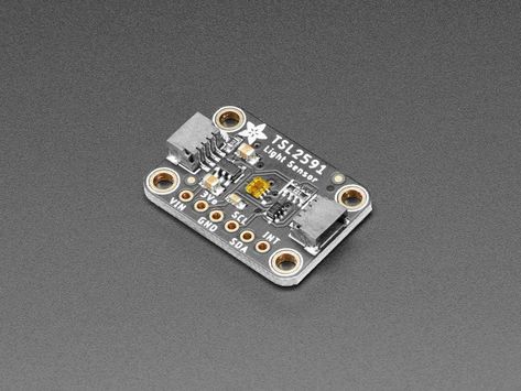 When the future is dazzlingly-bright, this ultra-high-range luminosity sensor will help you measure it. The TSL2591 luminosity sensor is an advanced digital light sensor. Compared to low cost CdS cells, this sensor is more precise, allowing for exact lux calculations and can be configured for different gain/timing ranges to detect light ranges from 188 uLux up to 88,000 Lux on the fly. The best part of this sensor is that it contains both infrared and full spectrum diodes! Most sensors can on... Electronics, Miniatures, Digital Light, Light Sensor, Arduino, Things To Buy, Cool Things To Buy, Tools, Quick Saves