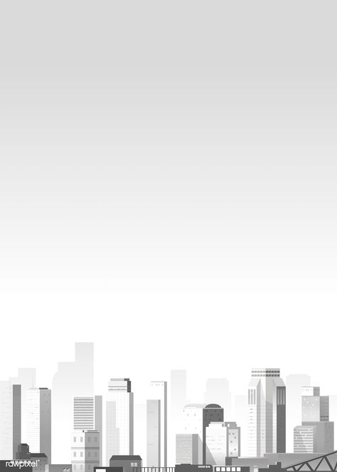 Urban scene in the smog background vector | premium image by rawpixel.com / taus City Pollution, Architecture College, Letterhead Format, Cityscape Silhouette, Illustration City, Architectural Background, Minimalist Wallpaper Phone, City Skyscrapers, Wallpaper City