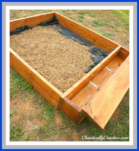 Diy Sandbox, Rock Box, Sand Projects, Backyard Playground, Backyard Play, Kids Outdoor, Kids Play Area, Backyard For Kids, Yard Work